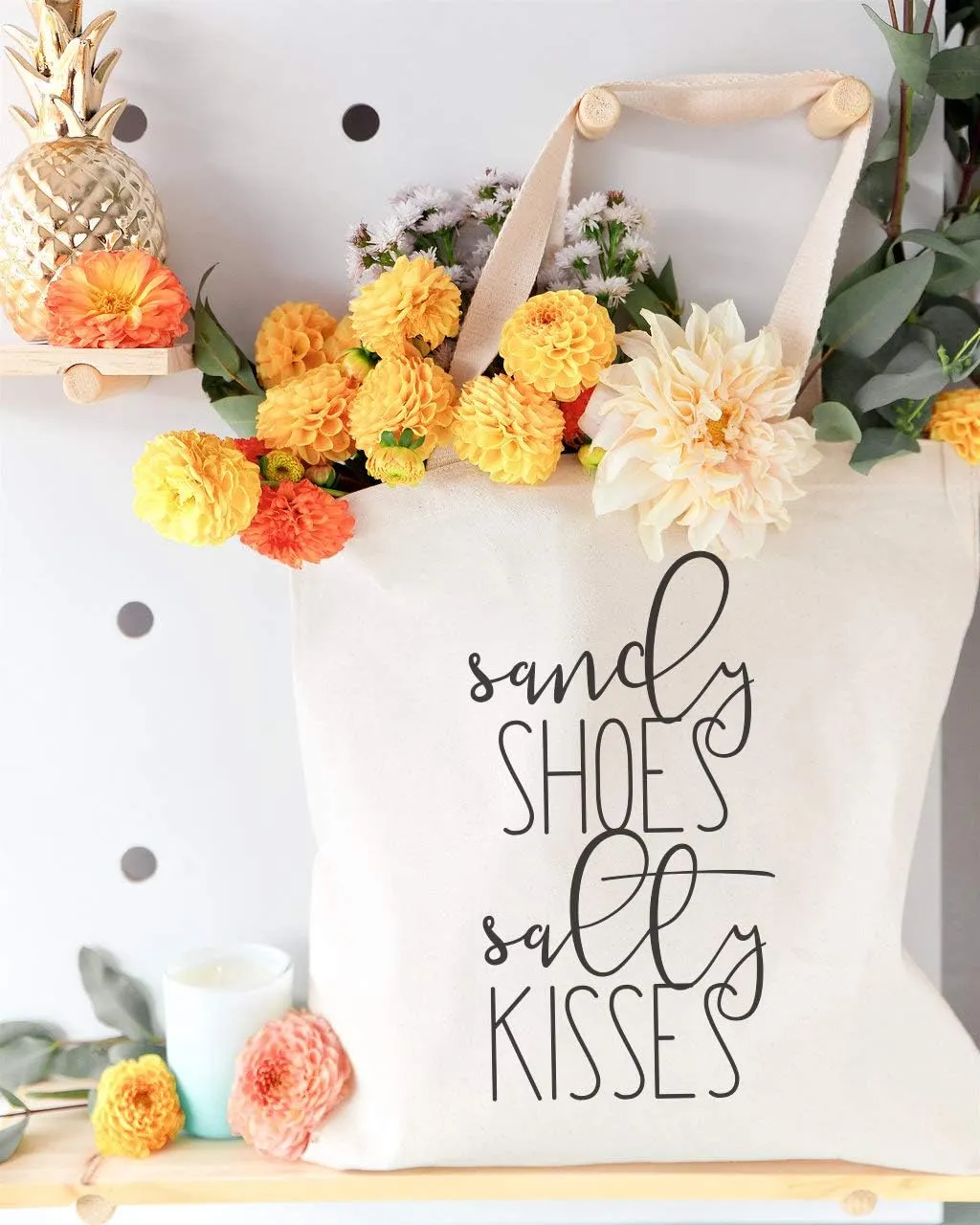 The Cotton & Canvas Co. Beach, Grocery, Farmers Market, Shopping and Travel Reusable Shoulder Tote and Handbag …