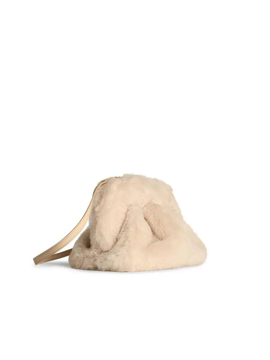 Themoirè Tia Faux Fur Clutch