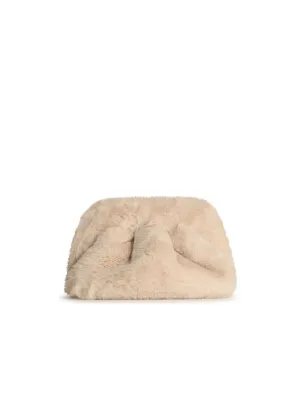 Themoirè Tia Faux Fur Clutch