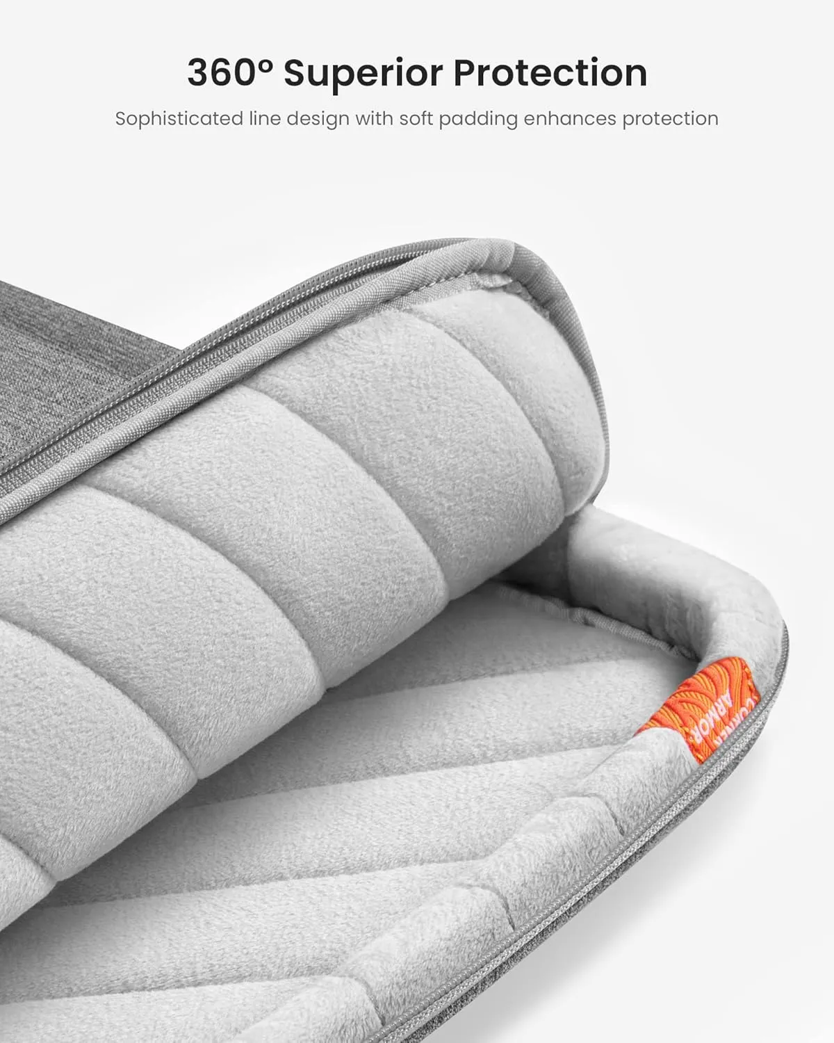tomtoc 360 Protective Laptop Shoulder Bag for 15-inch 2025 MacBook Air M4/A3241, M3/A3114, M2/A2941, 15 Inch Dell XPS,15-in Microsoft Surface Laptop 7/6/5, Water-Resistant Laptop Accessory Sleeve Case
