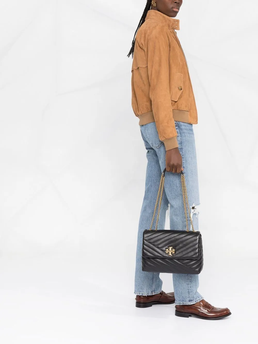 Tory Burch Kira Leather Shoulder Bag