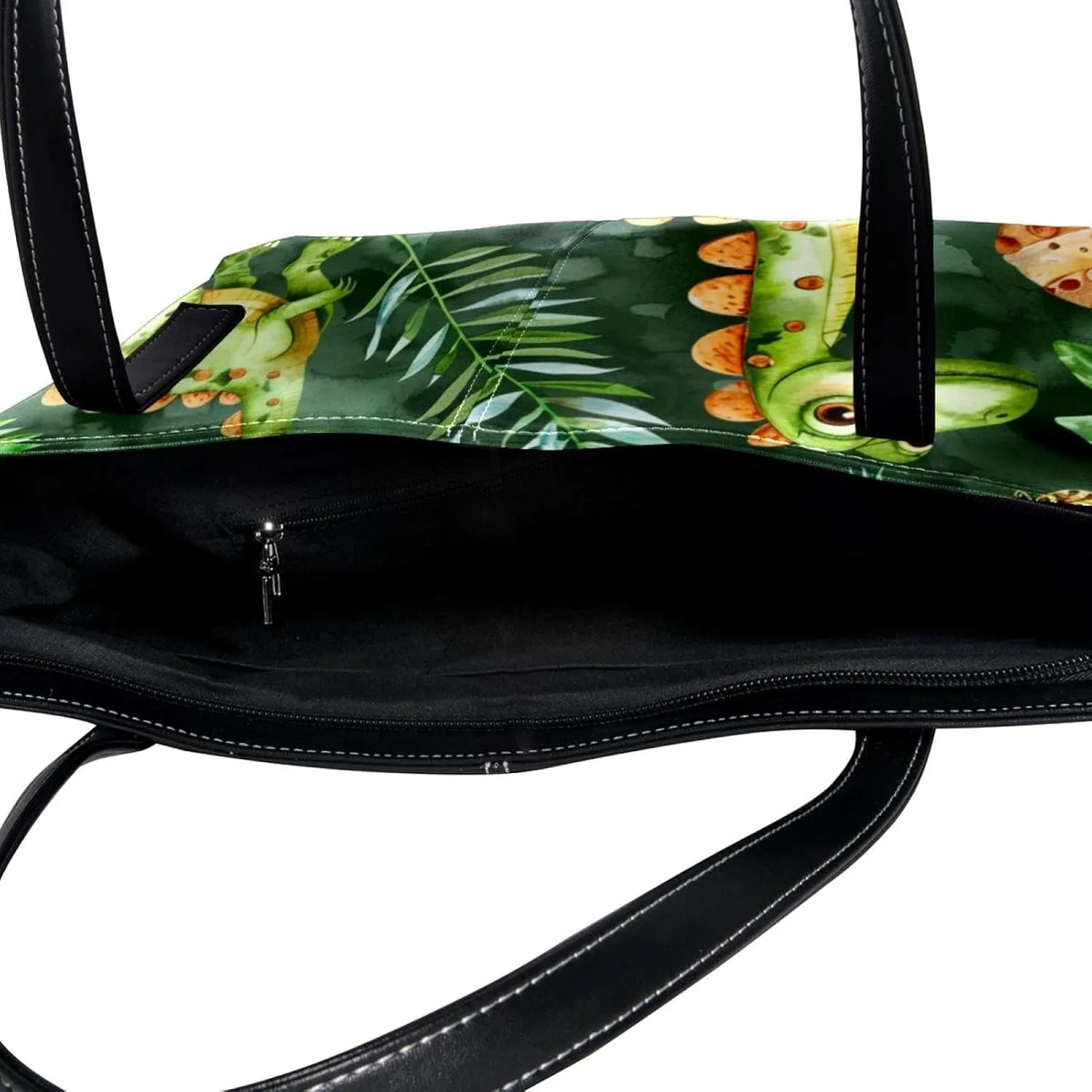 Tote Bags, Large Tote Bags for Women, Women's Tote Handbags, Cartoon Rainforest Dinosaur and Egg, Tote Bag for Work