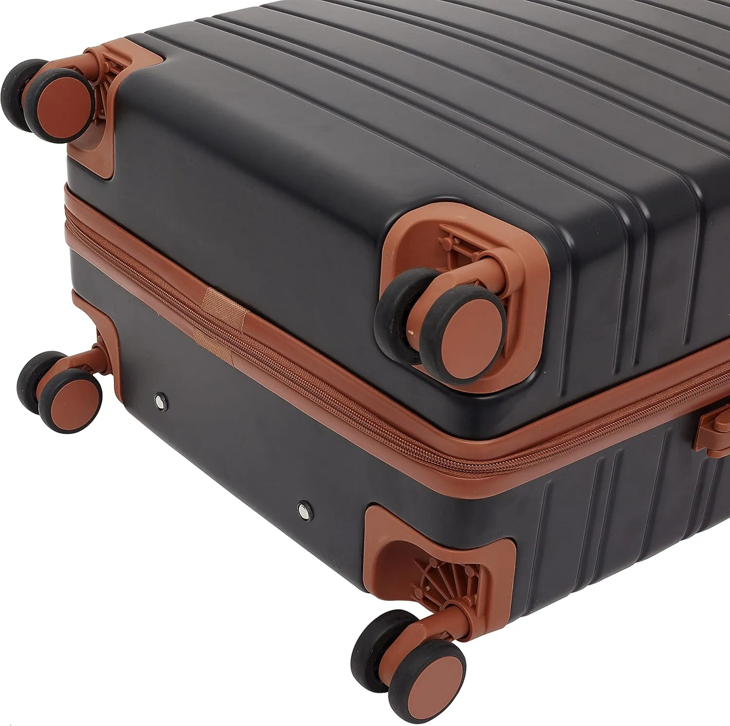 Travelers Club 20" Navigate Luggage, Black, 2PC Set