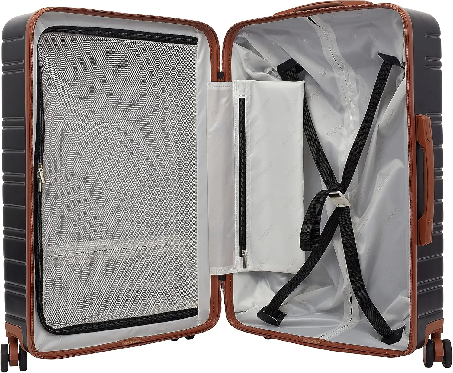 Travelers Club 20" Navigate Luggage, Black, 2PC Set