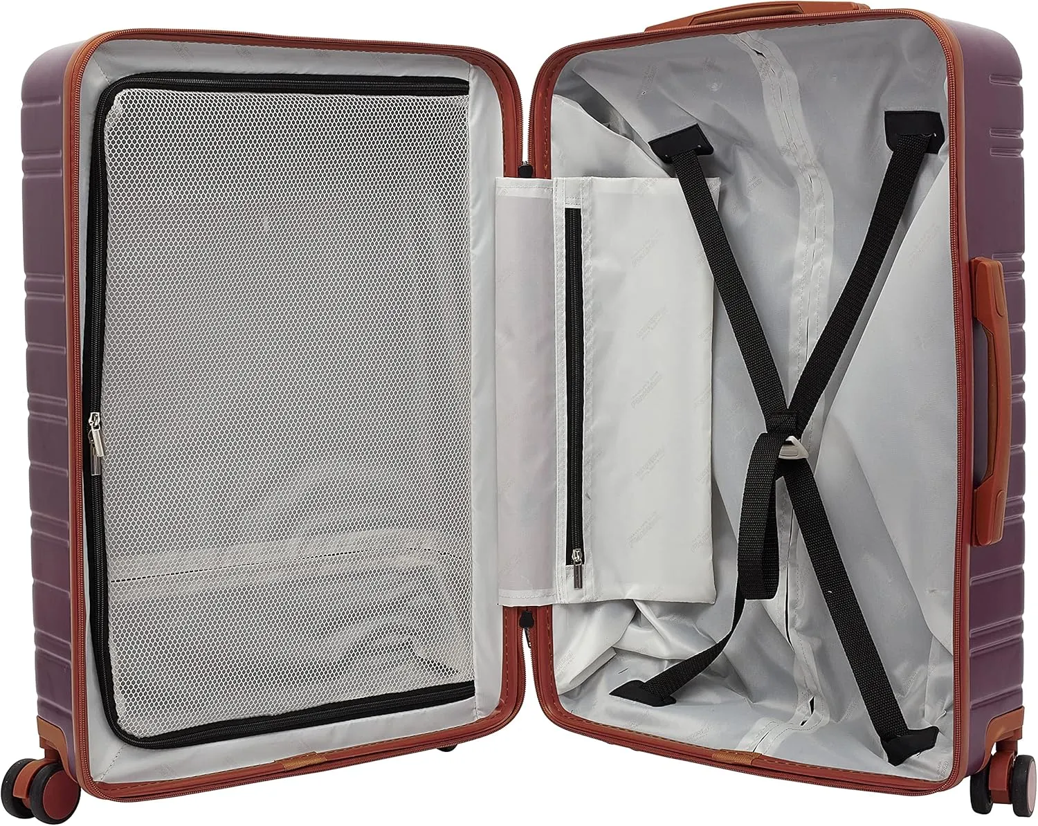 Travelers Club 20" Navigate Luggage, Burgundy, 2PC Set