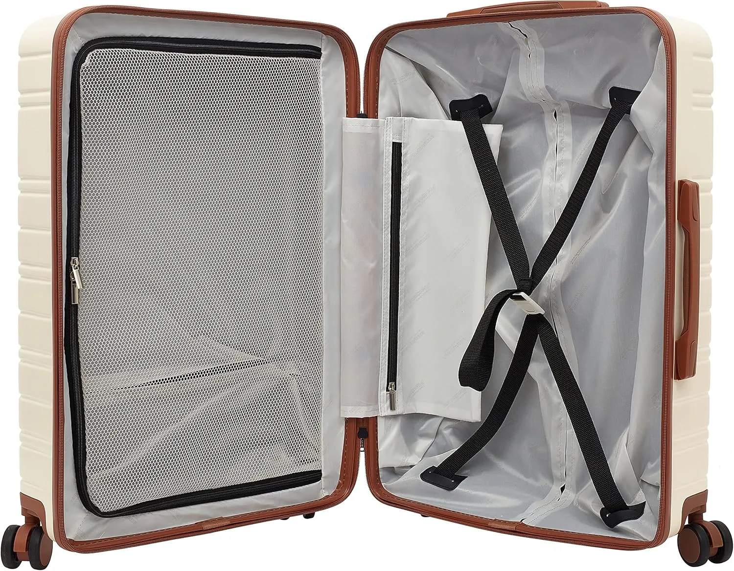 Travelers Club 26" and 20" Navigate Luggage Set, Ivory, 2PC Set