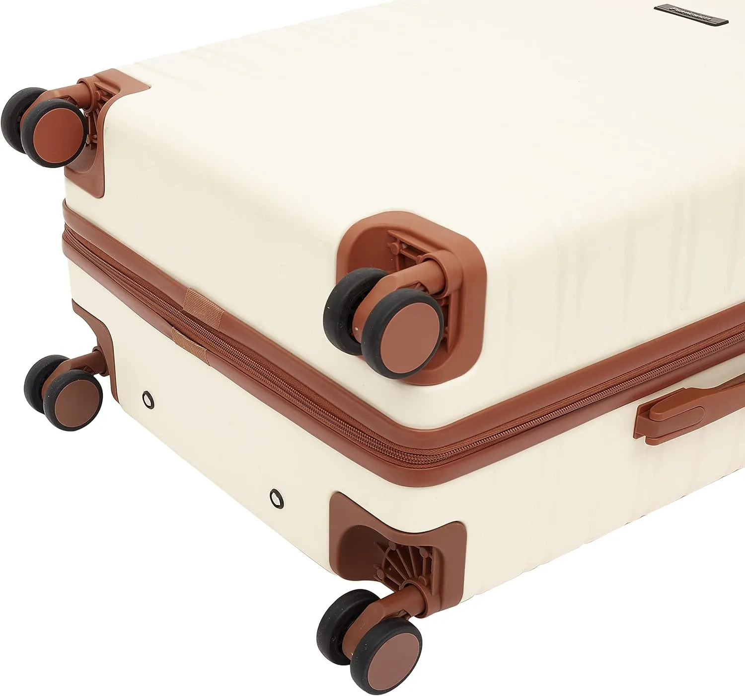 Travelers Club 26" and 20" Navigate Luggage Set, Ivory, 2PC Set