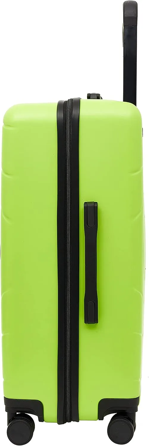 Travelers Club 2PC Odyssey Luggage Set, Lime Green, 20" Carry-On