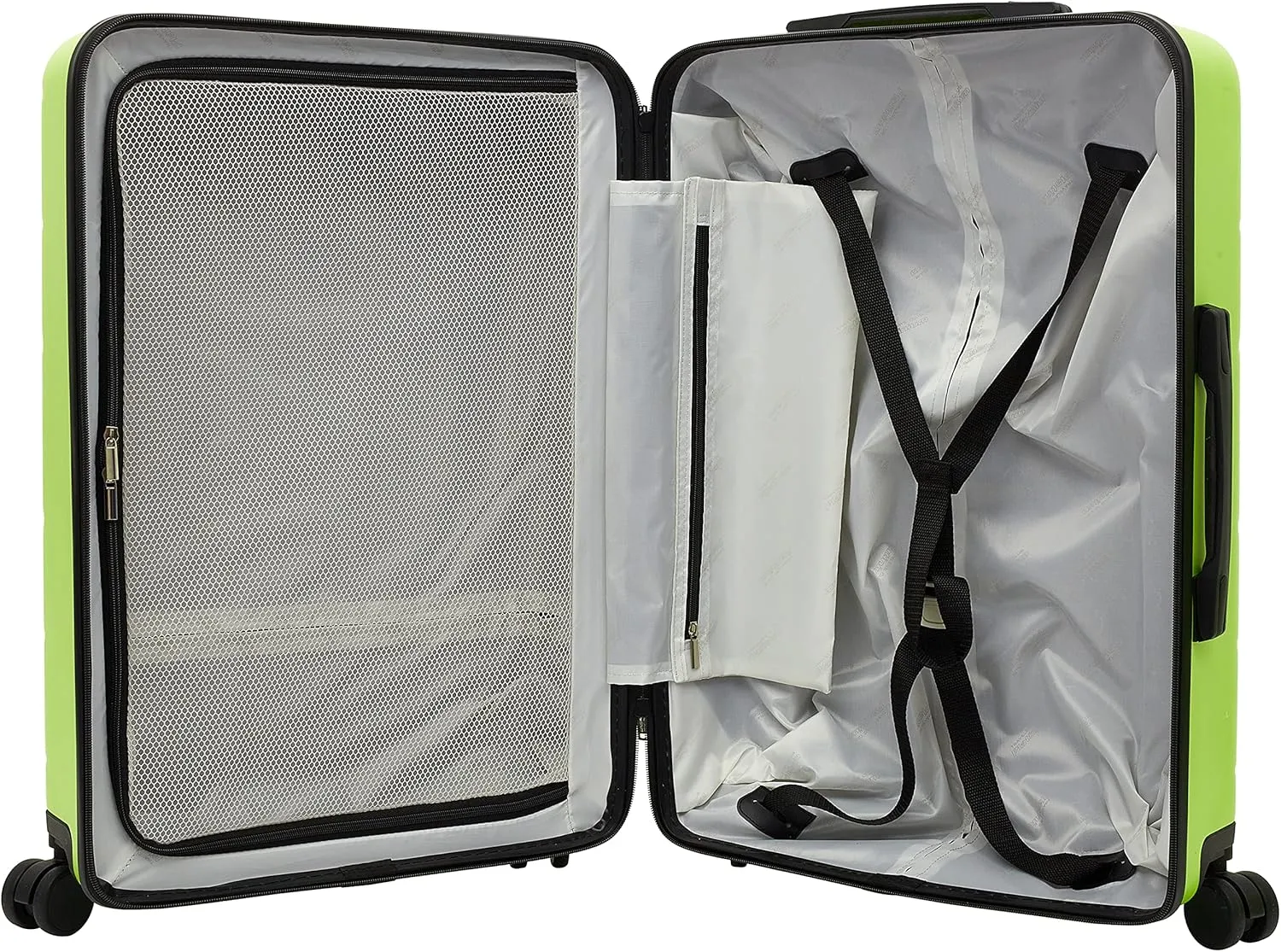Travelers Club 2PC Odyssey Luggage Set, Lime Green, 20" Carry-On