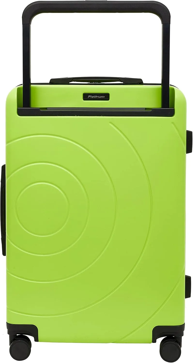 Travelers Club 2PC Odyssey Luggage Set, Lime Green, 20" Carry-On