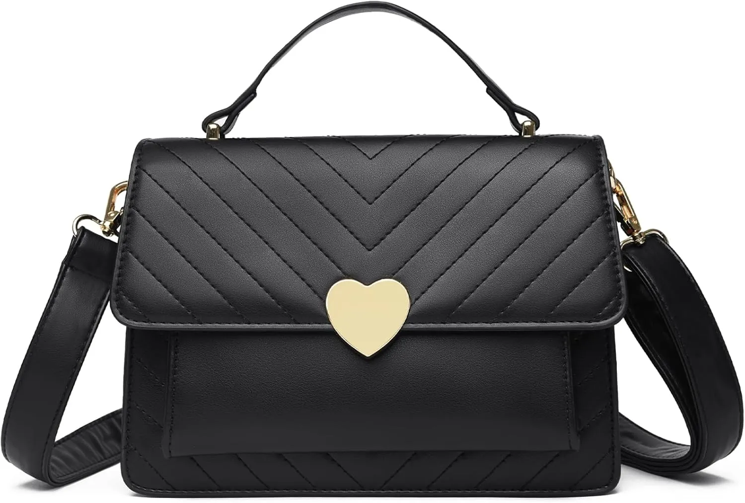 Travistar Crossbody Bags for Women - Small Cross Body Purse Leather Top-handle Handbags Trendy Shoulder Bag Satchel Purses