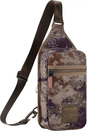 True Religion Crossbody Bags for Women & Men, Sling Bag for Men, Women Cross Body Bag, Sling Backpack Travel Bag Travel Purse