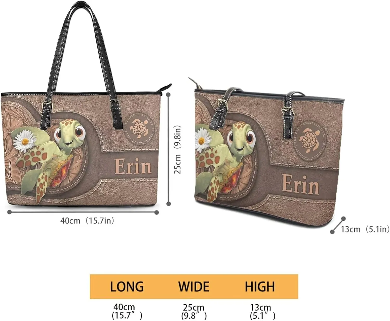 Tuoxiukan Custom Photo Tote Bags for Women Personalized Womens Purses And Handbags Customized Shoulder Bag Gifts for Her