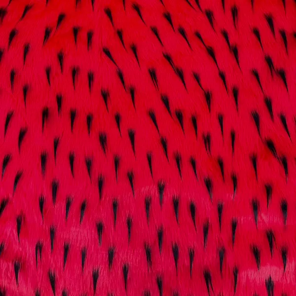 Two Tone Spike Shaggy Faux Fur Fabric