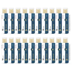 U10T 20 Pack USB Temperature Data Logger Single Use Temp Recorder with PDF and Excel Recording Thermometer 14400 Points High Accuracy 10 Days Cold Chain Transportation Fresh Tag