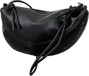 Verdusa Women's Hobo Crescent Handbag PU Leather Shoulder Bag Purse with Zipper