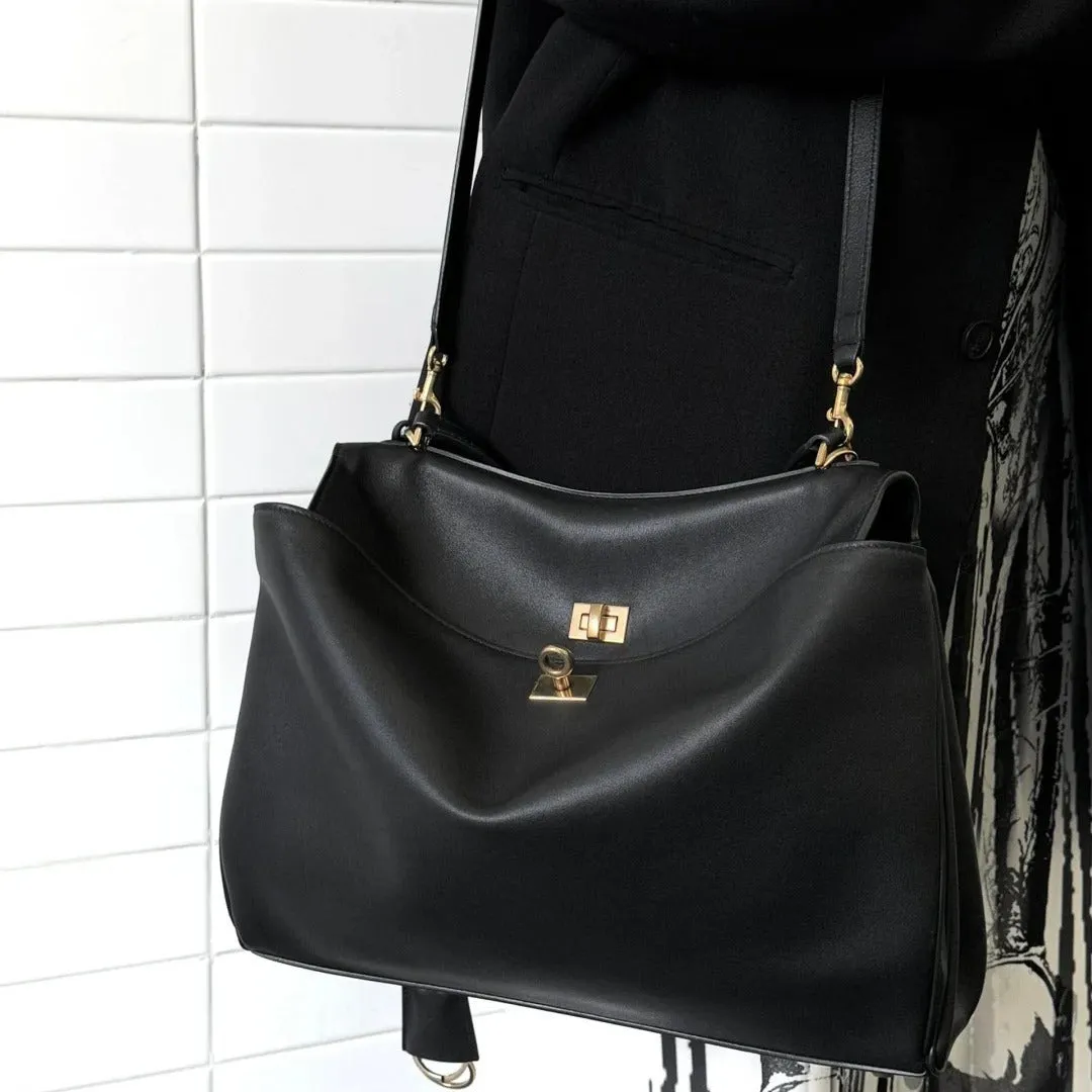 Version Home Soft Cowhide Fashion Simple Shoulder Bags