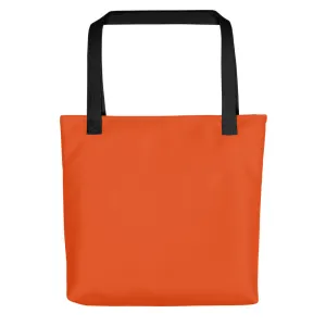 Vibrant Orange - Sustainably Made Tote Bag