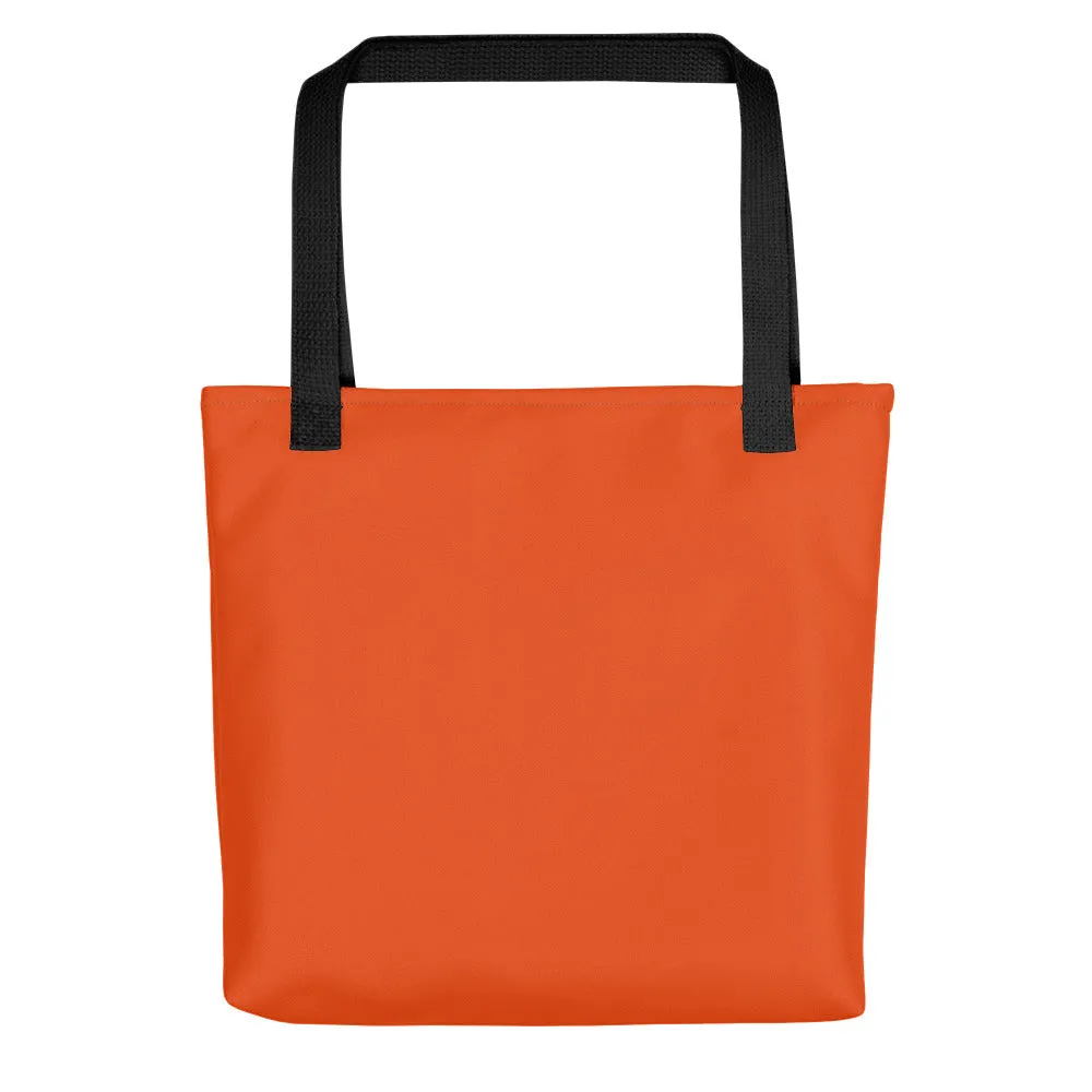 Vibrant Orange - Sustainably Made Tote Bag