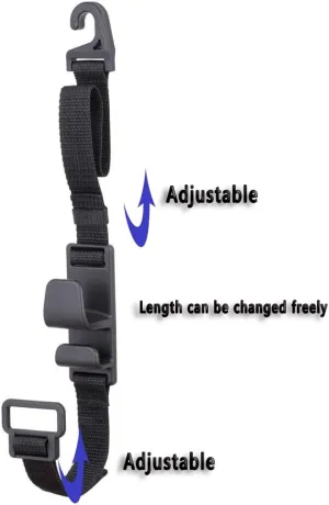 Villexun 4 Pack Car Seat Headrest Hooks, Strong Durable Backseat Headrest Hanger Storage For Handbags, Purses, Coats, and Grocery Bags, Universal Vehicle Car Seat Back Headrest Bottle Holder11