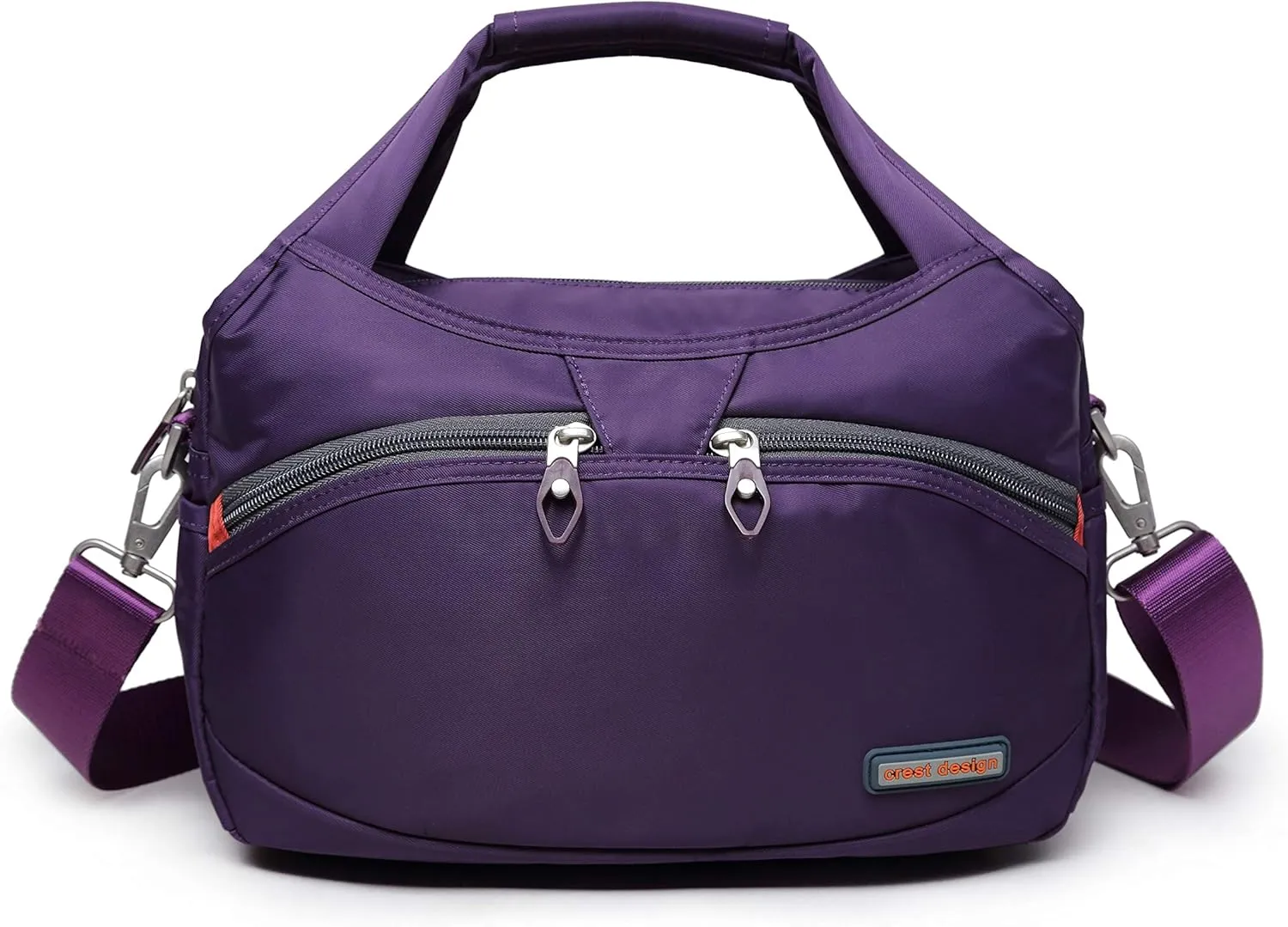 Waterproof Nylon Crossbody Bags for Women Multi-Pocket Shoulder Bag Travel Purse and Handbag