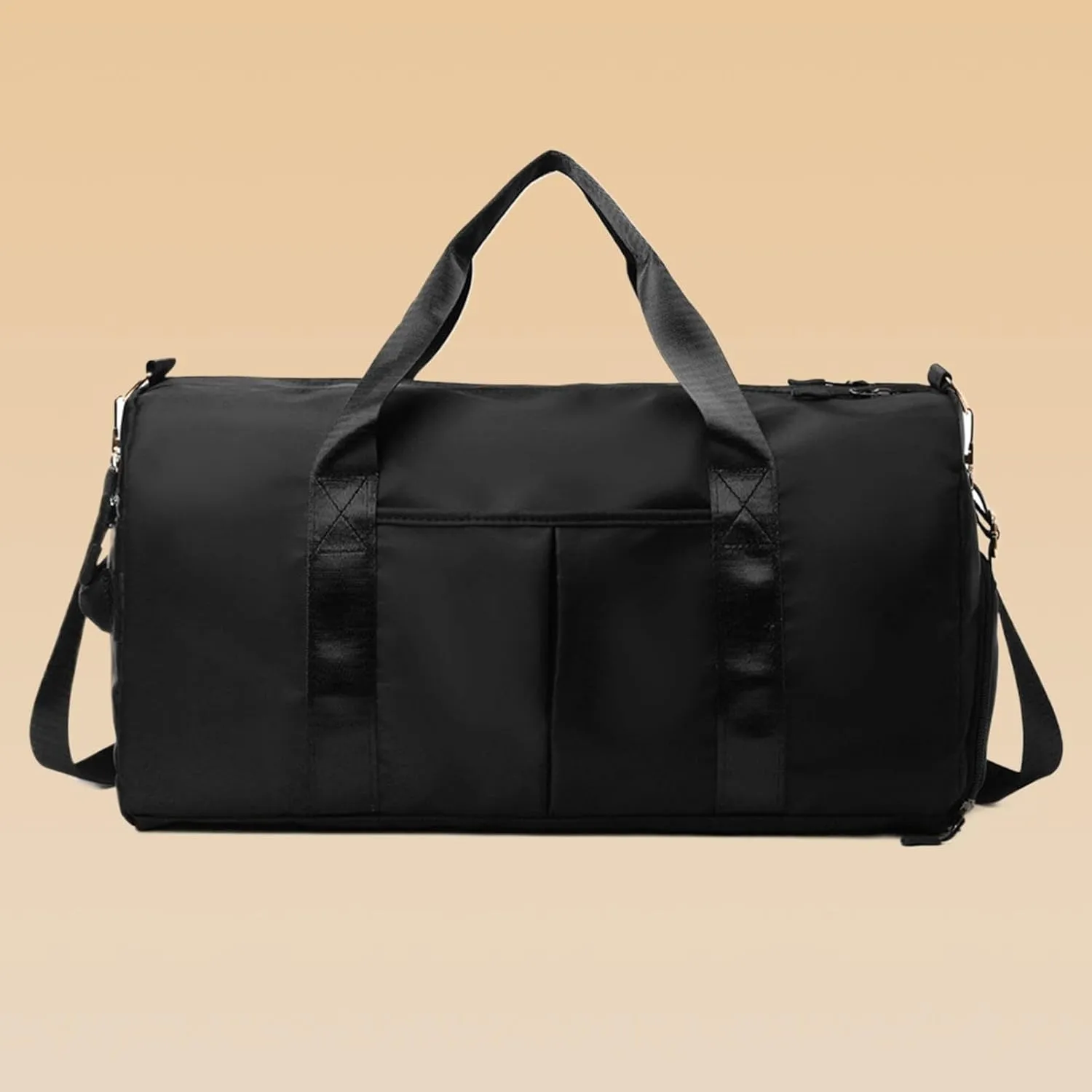 Waterproof Sports Bag, Workout Bag with Compartments | Oxford Fabric Gym Bag with Large Capacity - Multifunctional Exercise Bags, Wear-resistant Shoulder Bag, Black, Consulte la descripción, See