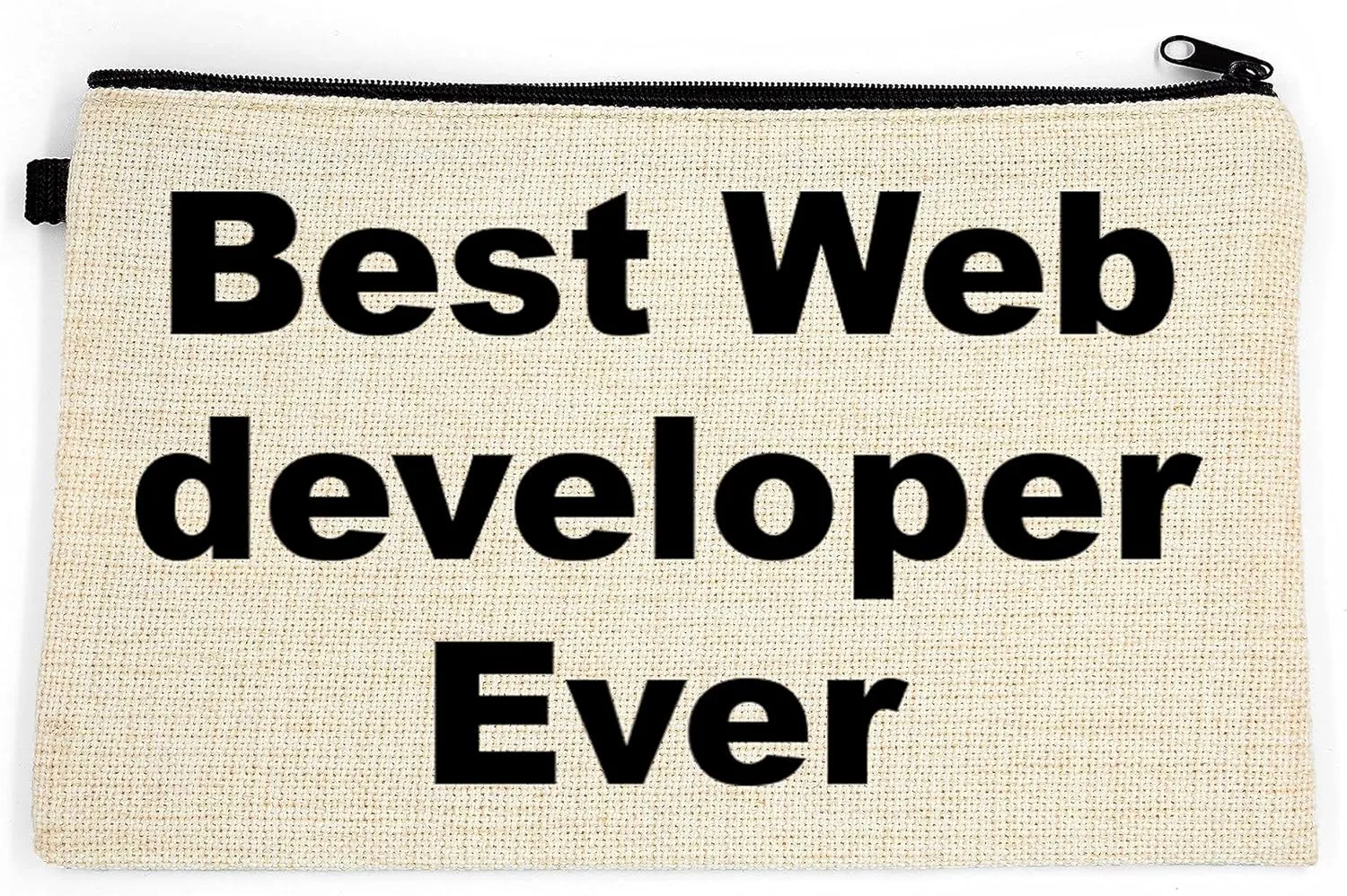 Web Developer Makeup Bag, Gift For Web Developer, Best Web Developer Ever, Toiletry Bag, Birthday Gift For Her, Makeup Bag For Women, Christmas Gift Bag