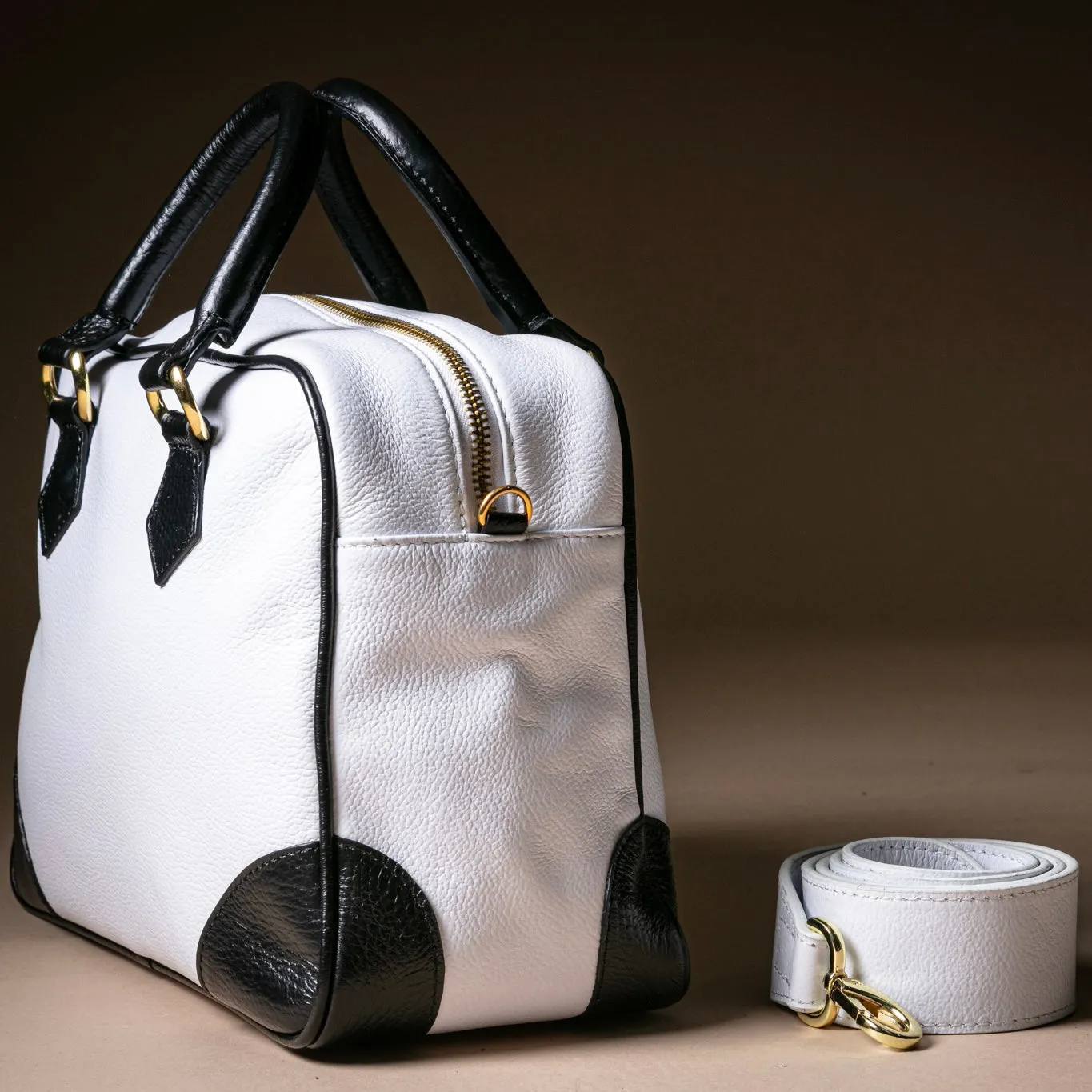 White Bowling Bag