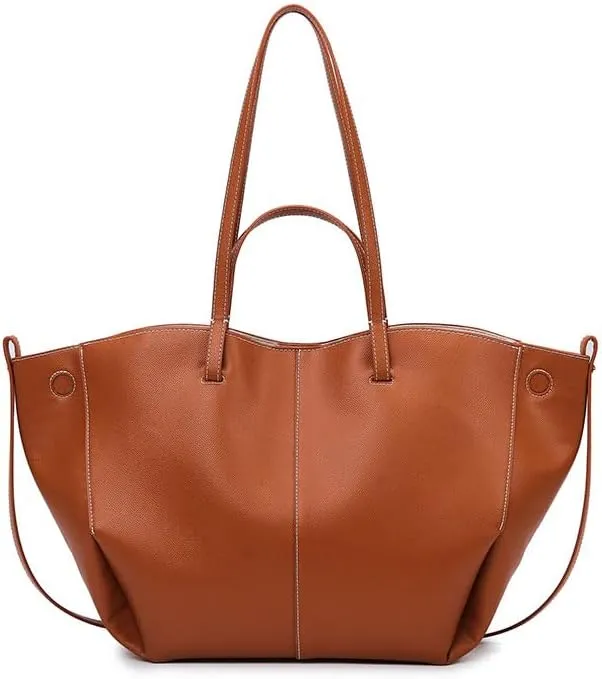 Women Dumpling Cloud Bag Faux Leather Tote Bag for Women Trendy Handbag Purse Fall Shoulder Bag with Magnetic Closure