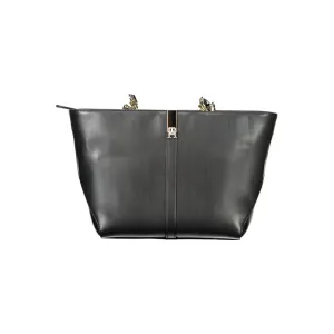 Women Practical Tommy Handbag Black Hilfiger High-security Polyethylene