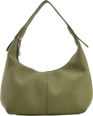 Women Simple Solid Color Bag Soft leather Female Hobos Shoulder bags ladies handbag Well made