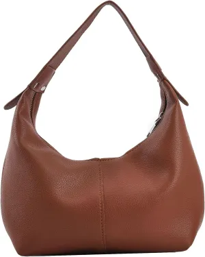 Women Simple Solid Color Bag Soft leather Female Hobos Shoulder bags ladies handbag Well made