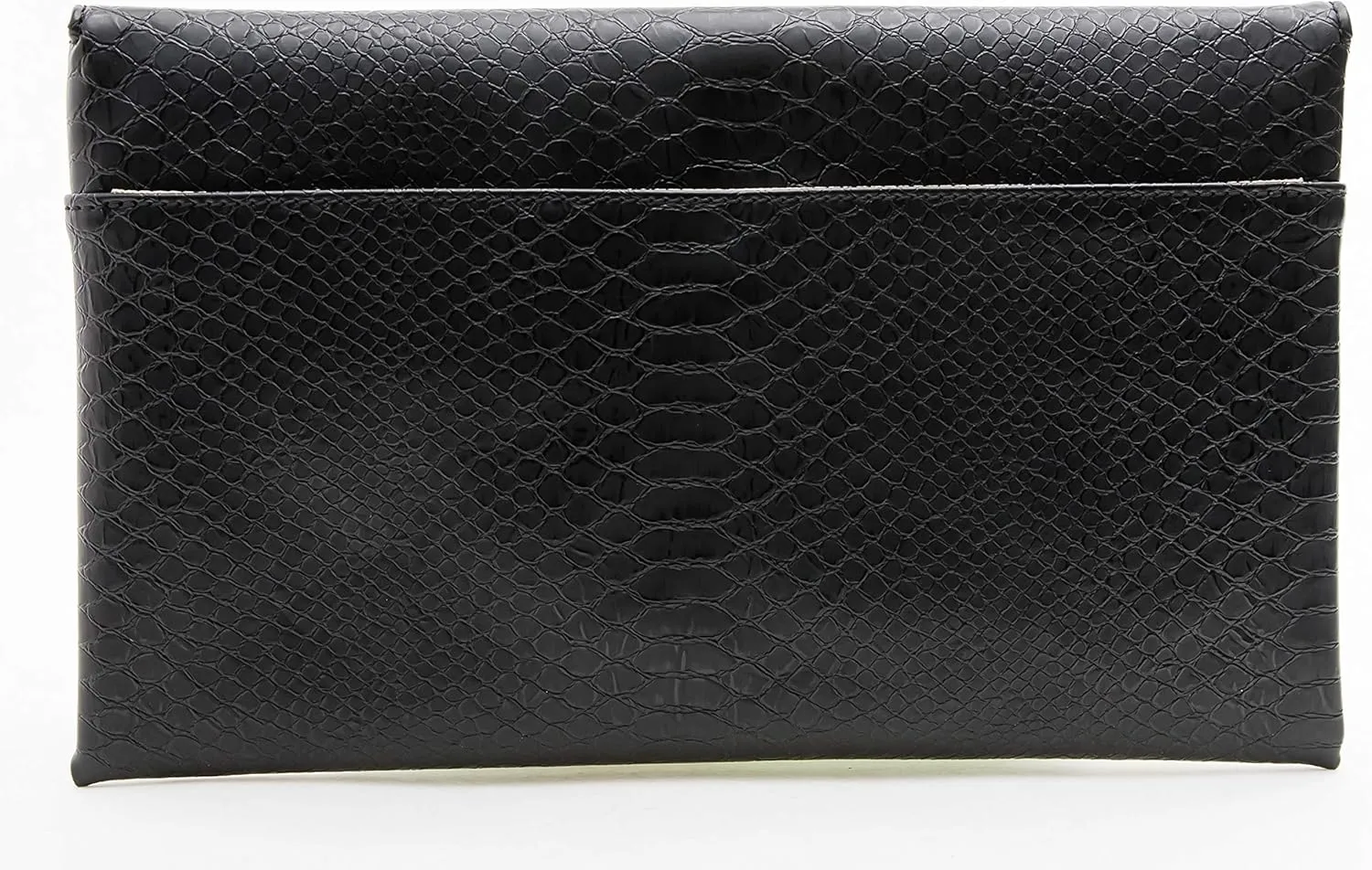 Women's Clutch Purse Bags - Flat Envelope Faux Croc Leather Crossbody Evening Party Wedding Handbag with Chain Strap