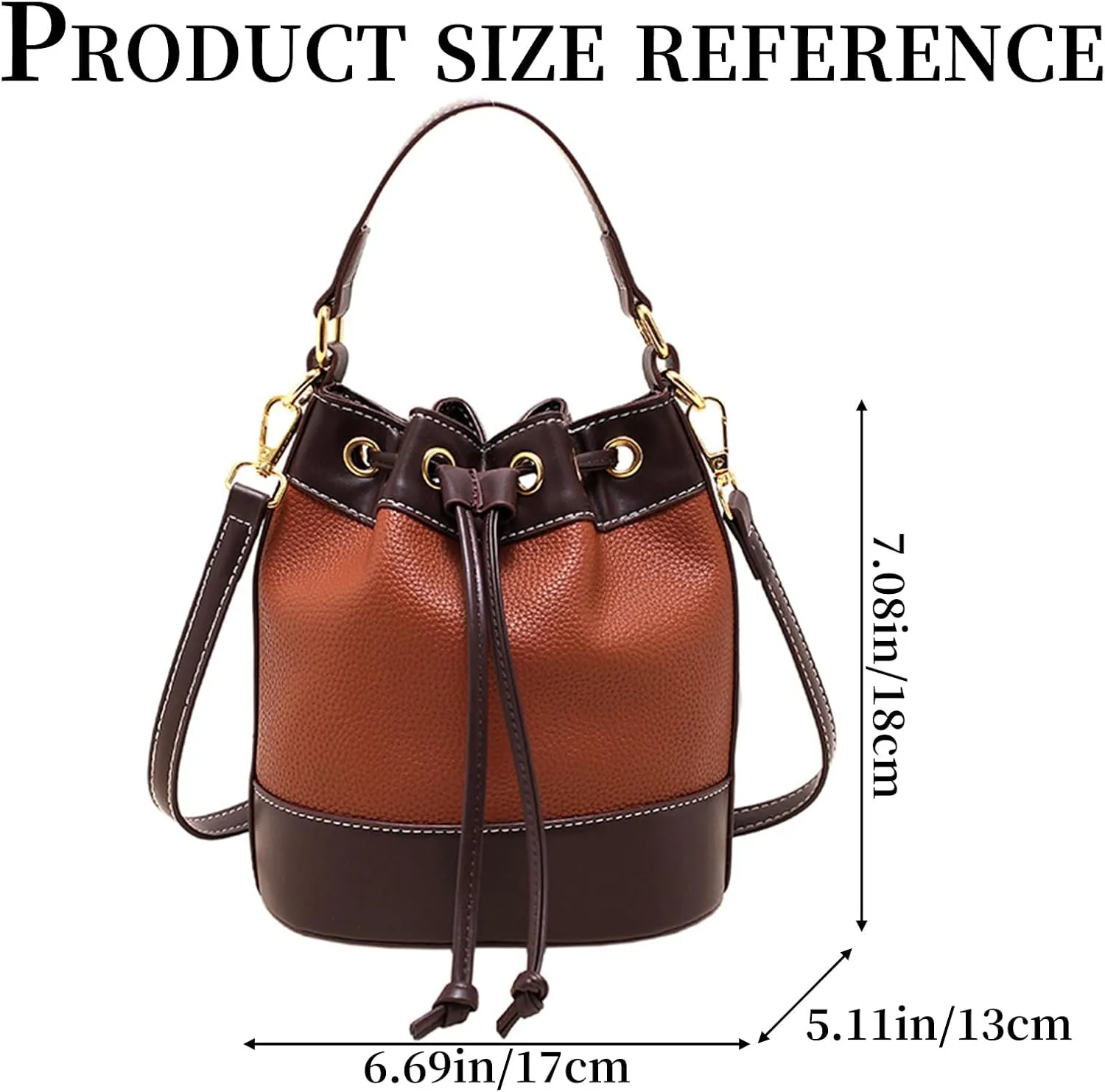 Women's Crossbody Handbags, Bucket Purses for Women, Mini Crossbody Bags for Women,Suitable for Work,Travel, Leisure