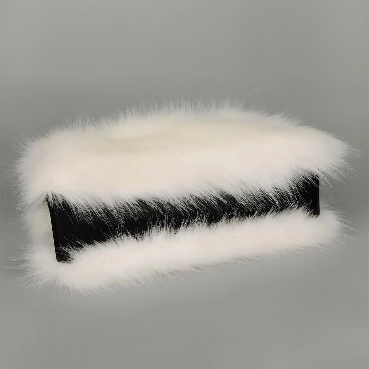 Women's Furry Shoulder Handbags Faux Fur Work Tote Bag for Women Fluffy Satchel Handbags Wristlet Zipper Purses