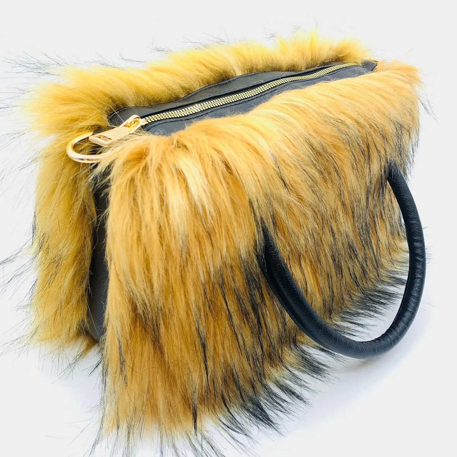 Women's Shoulder Handbags Faux Fur Tote Bag Fluffy Satchel Handbags for Women, Mom, Friend, Bridesmaids