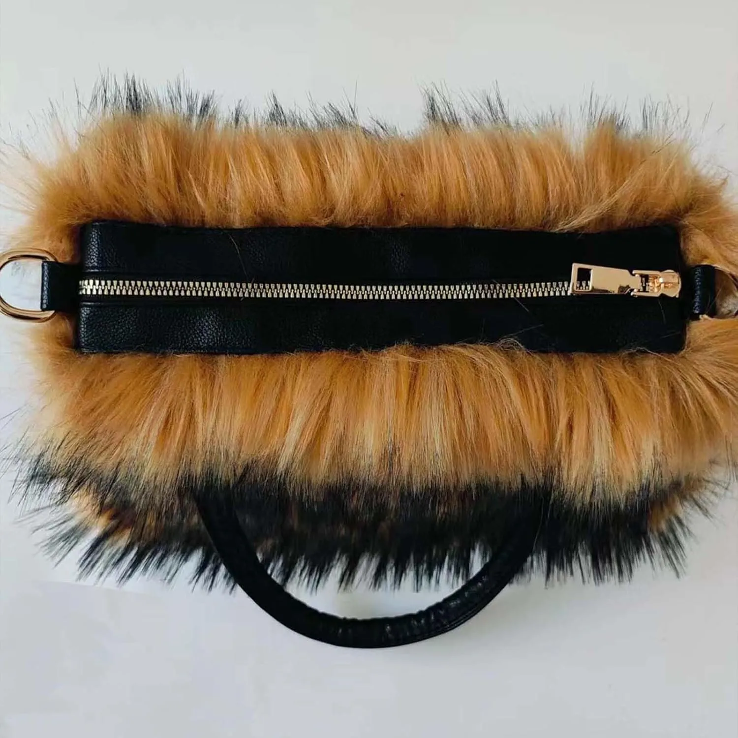 Women's Shoulder Handbags Faux Fur Tote Bag Fluffy Satchel Handbags for Women, Mom, Friend, Bridesmaids