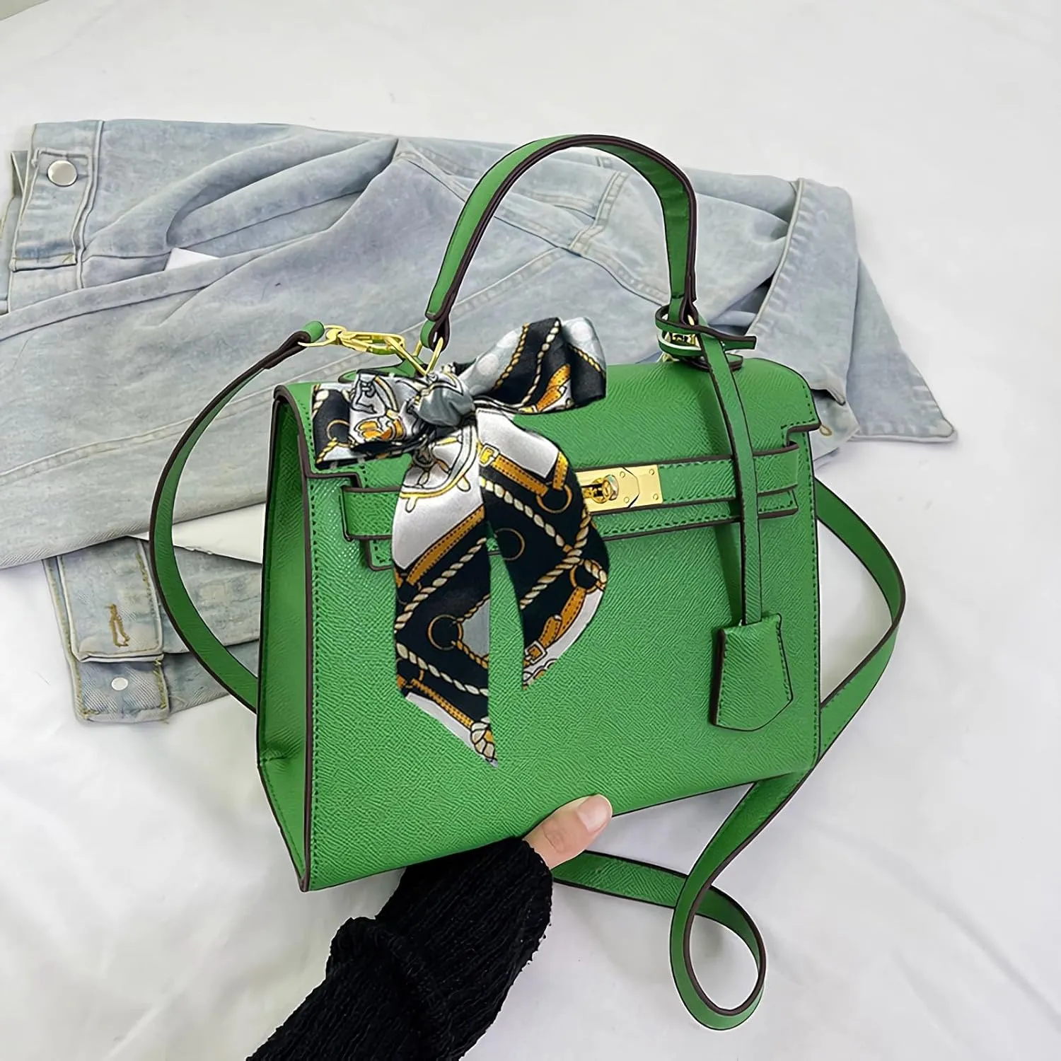 Women's Simple Underarm Purses PU Handbags Adjustable Strap Shoulder Bag and Crossbody Bags