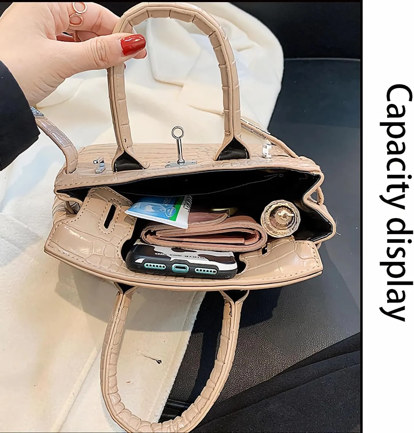 Women's stylish adjustable shoulder straps shoulder bags and crossbody bags versatile underarm Purses PU handbags