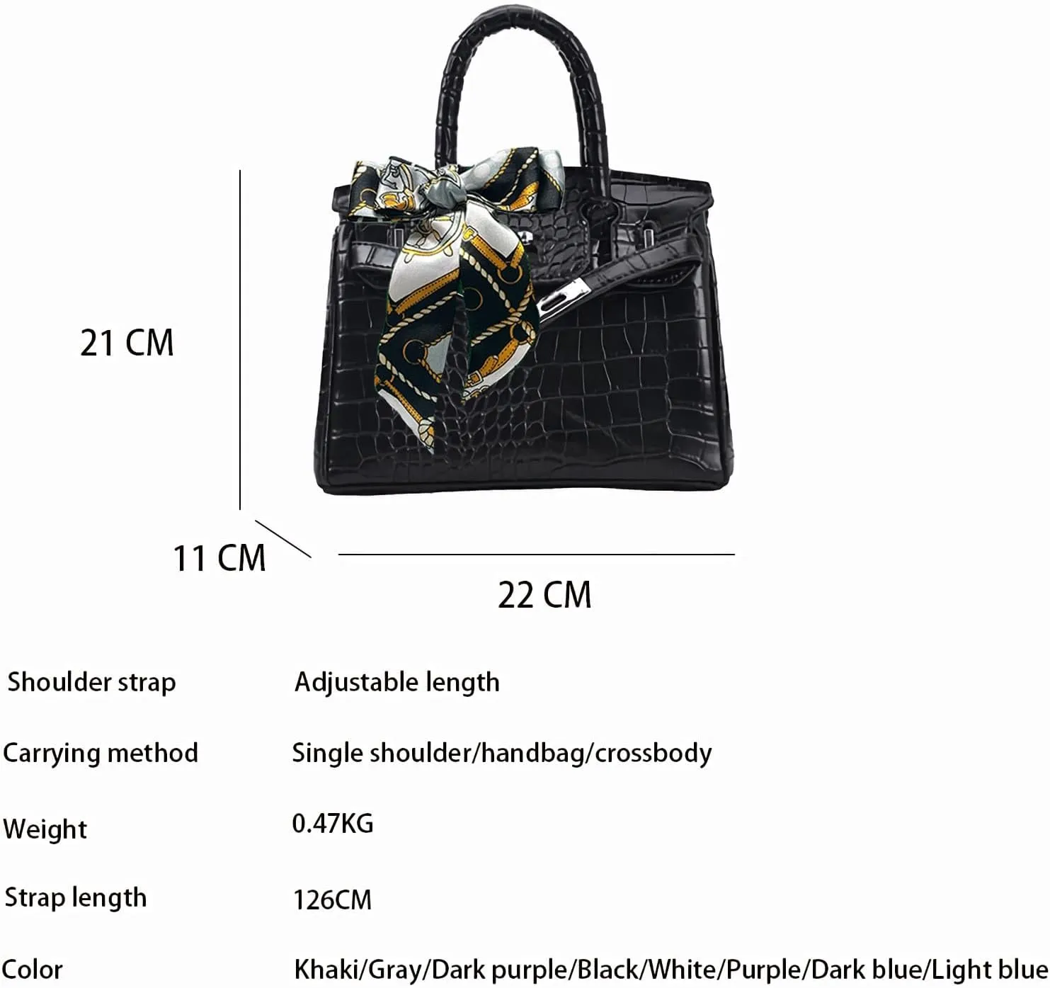 Women's stylish adjustable shoulder straps shoulder bags and crossbody bags versatile underarm Purses PU handbags
