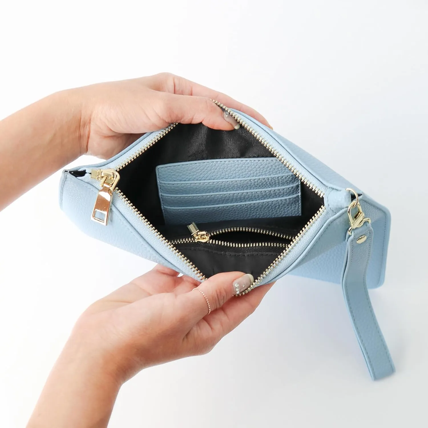 Women's Wristlet Handbag, Clutch Purse, Wristlet Wallet, Travel Organizer, Organizer Clutch, Wristlet Clutch