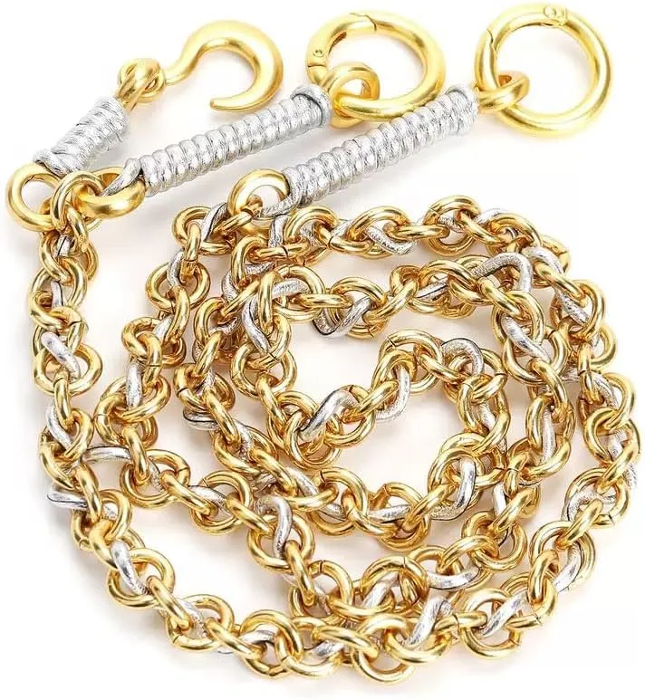 Woven leather chains, dumpling buns, metal handles, handbags, women's wallets, homeless people's bags, and knotted