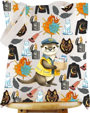 WZMPA Bryce Tote Bag Hunt Inspired Gift Postal Service Reusable Grocery Bag Bookish Merchandise