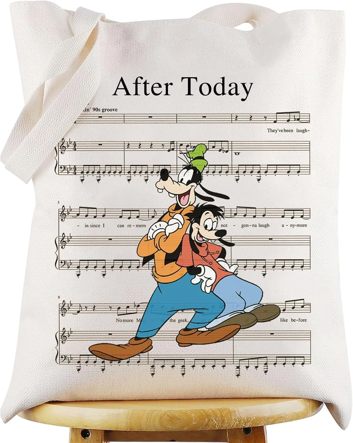 WZMPA Cartoon Dog Bag Dog Lover Gift After Today Reusable Grocery Bag Cartoon Movie Merchandise