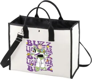 WZMPA Funny Cartoon Tote Bag Woody Fans Gift Cartoon Movie Shoulder Bag Astronaut Merchandise