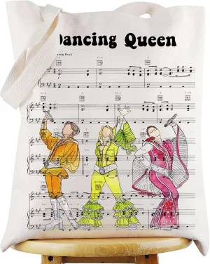 WZMPA Musical Tote Bag Rosie ＆Tany Fans Gift Dancing Queen Musical Shoulder Bag Theater Drama Merch