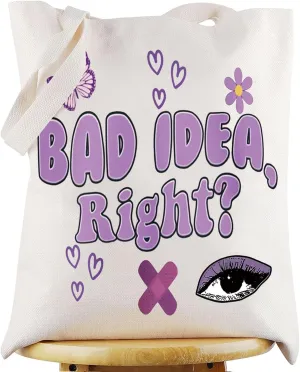 WZMPA Musical Tote Bag Singer Lyric Fans Gift Singer Album Shoulder Bag Singer Musical Merchandise