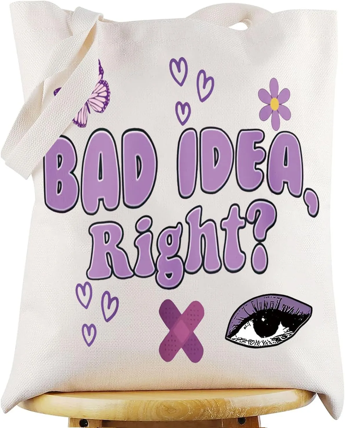 WZMPA Musical Tote Bag Singer Lyric Fans Gift Singer Album Shoulder Bag Singer Musical Merchandise