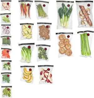ZWILLING Fresh & Save 20-Piece Vacuum Sealer Bags, Sous Vide Bags - Assorted Sizes
